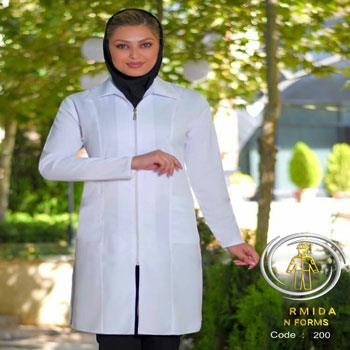 روپوش پزشکی زنانه | لباس کار پارمیدا